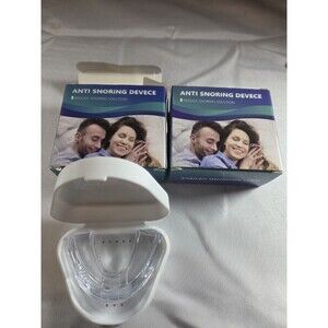 2 Pack Anti Snoring Device Silicone Mouth Guard Piece